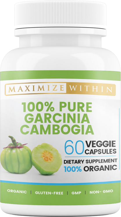 100% Pure Garcinia Cambogia - Maximum Slim | Natural Supplement for Healthy Living