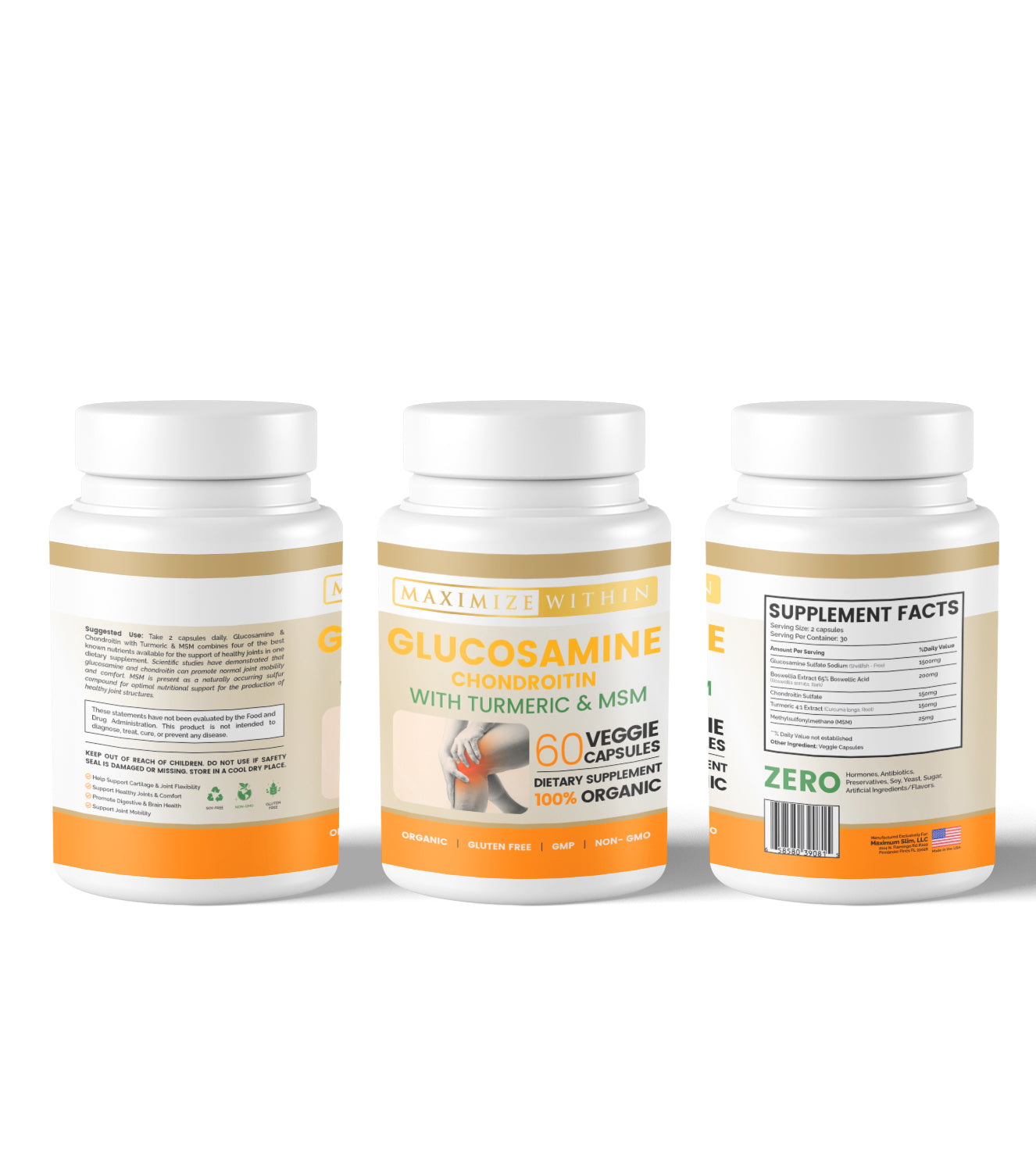 Glucosamine Chondroitin with Turmeric and MSM - CA