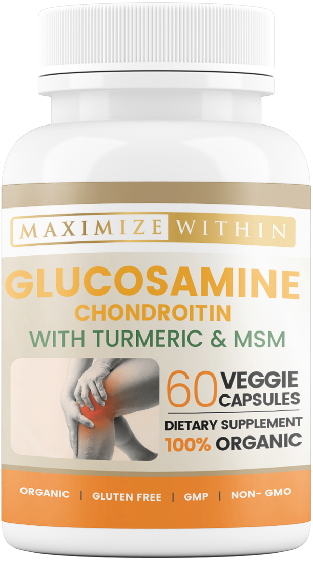 Glucosamine Chondroitin with Turmeric & MSM Supplement - Maximum Slim | Joint Support