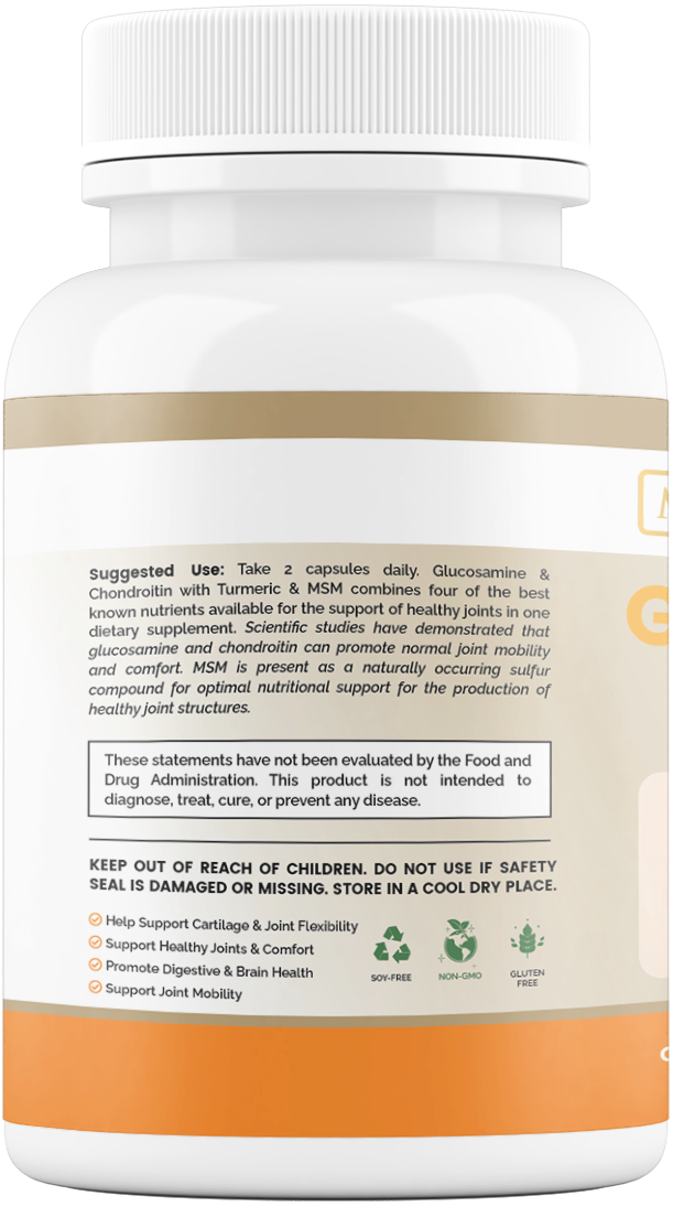 Glucosamine Chondroitin with Turmeric and MSM - CA