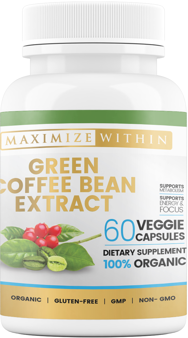 Green Coffee Bean Extract Supplement - Maximum Slim | Supports Metabolism & Energy
