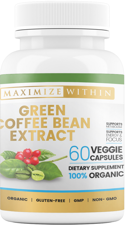 Green Coffee Bean Extract Supplement - Maximum Slim | Supports Metabolism & Energy