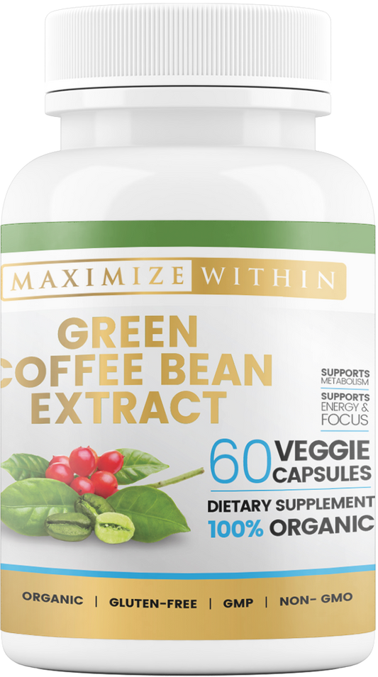 Green Coffee Bean Extract Supplement - Maximum Slim | Supports Metabolism & Energy