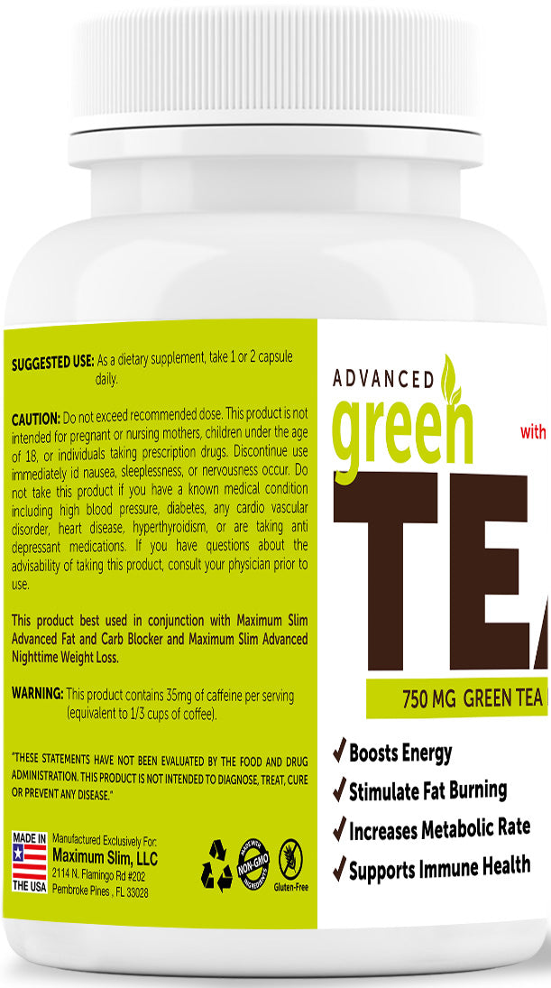 Maximum Slim Green Tea | Antioxidant-Rich Drink for Metabolism & Energy