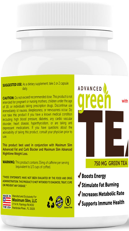 Maximum Slim Green Tea | Antioxidant-Rich Drink for Metabolism & Energy