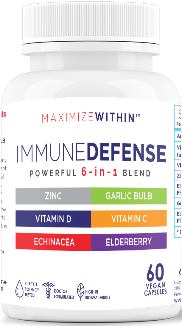 Immune Defense 6-in-1 Powerful Formula - Maximum Slim | Comprehensive Immune Support