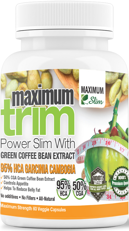 Maximum Trim Garcinia Cambogia and Green Coffee Extract - Maximum Slim | Metabolism Support