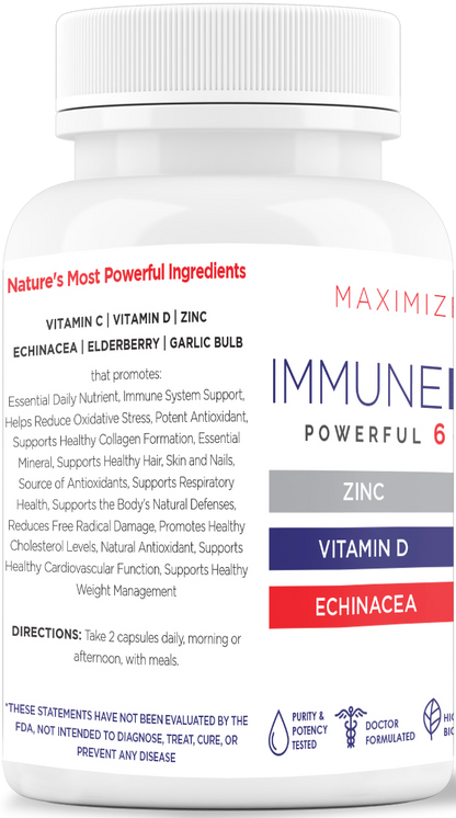 Immune Defense 6-in-1 Powerful Formula - Maximum Slim | Comprehensive Immune Support