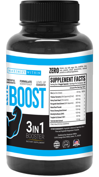 3 in 1 Elite Boost Supplement - Maximum Slim | Comprehensive Health Support