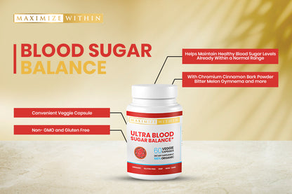 Blood Sugar Support Supplement - Maximum Slim | Helps Maintain Healthy Glucose Levels