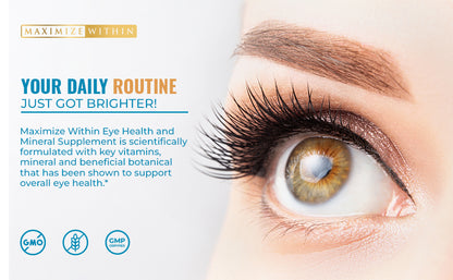Eye Health & Mineral Supplement - Maximum Slim | Supports Vision & Ocular Health