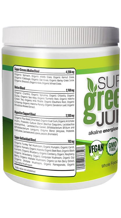 Fat Burning SuperGreens Powder - Maximum Slim | Nutrient-Rich Drink Mix for Metabolism Support