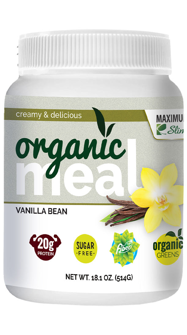 Maximum Slim Organic Fat Burning Meal Vanilla Bean | Nutritious Meal Replacement Shake