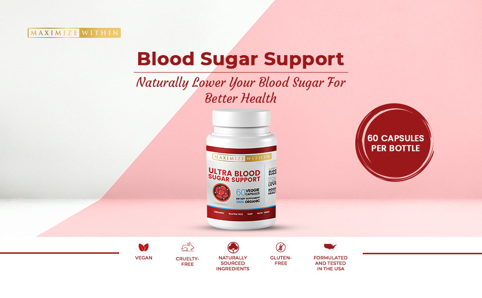 Blood Sugar Support Supplement - Maximum Slim | Helps Maintain Healthy Glucose Levels