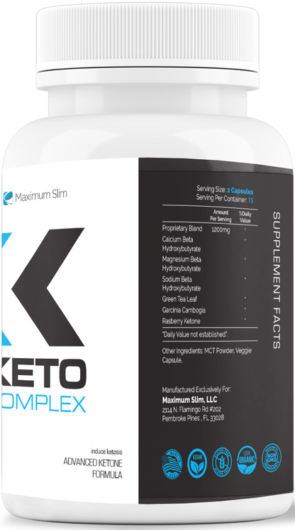 Keto Complex Flash Sale (30 ct)  - Maximum Slim | Supports Ketosis & Metabolism