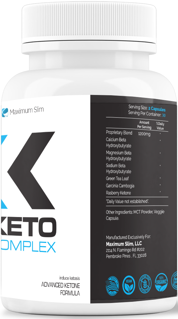 Keto Complex Supplement - Maximum Slim | Supports Ketosis & Energy Levels