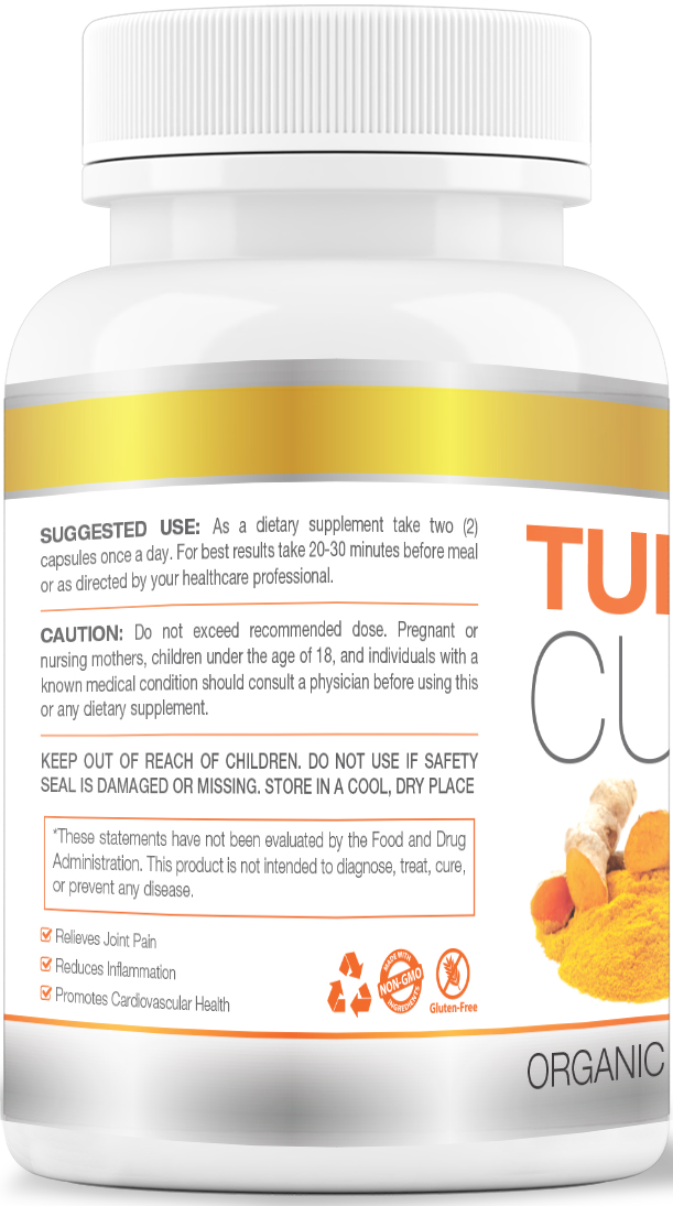 Turmeric Curcumin Supplement - Maximum Slim | Natural Joint & Wellness Support