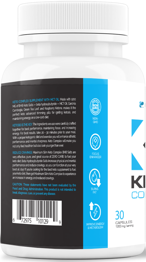 Keto Complex Flash Sale (30 ct)  - Maximum Slim | Supports Ketosis & Metabolism
