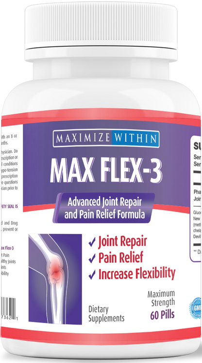 Max Flex 3 - Maximum Slim | Joint Support Supplement for Mobility & Comfort
