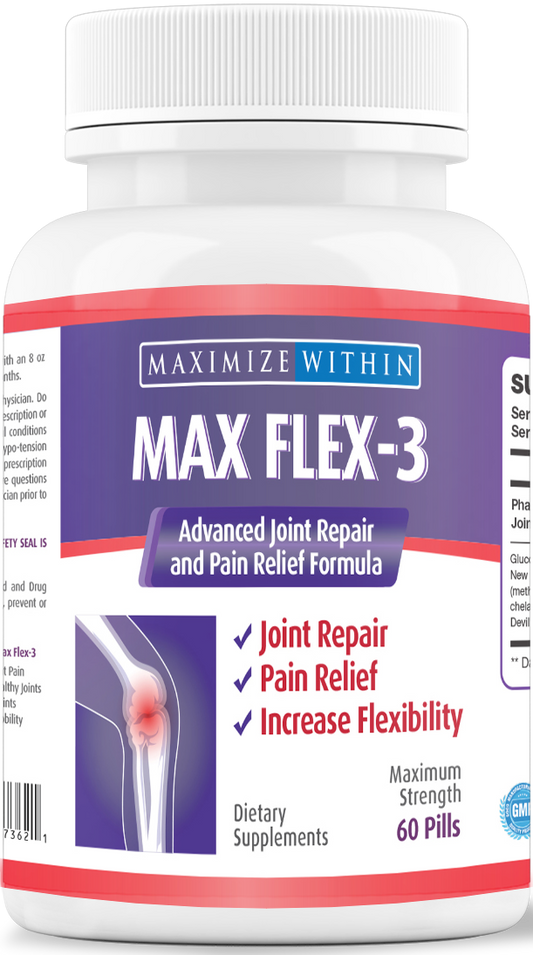 Max Flex 3 - Maximum Slim | Joint Support Supplement for Mobility & Comfort