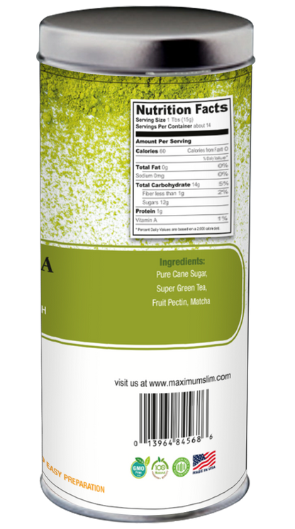 Organic Matcha Super Green Tea - Maximum Slim | Antioxidant-Rich for Focus & Energy
