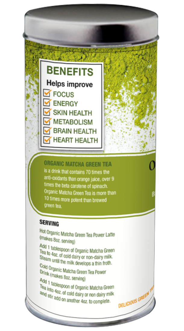 Organic Matcha Super Green Tea - Maximum Slim | Antioxidant-Rich for Focus & Energy