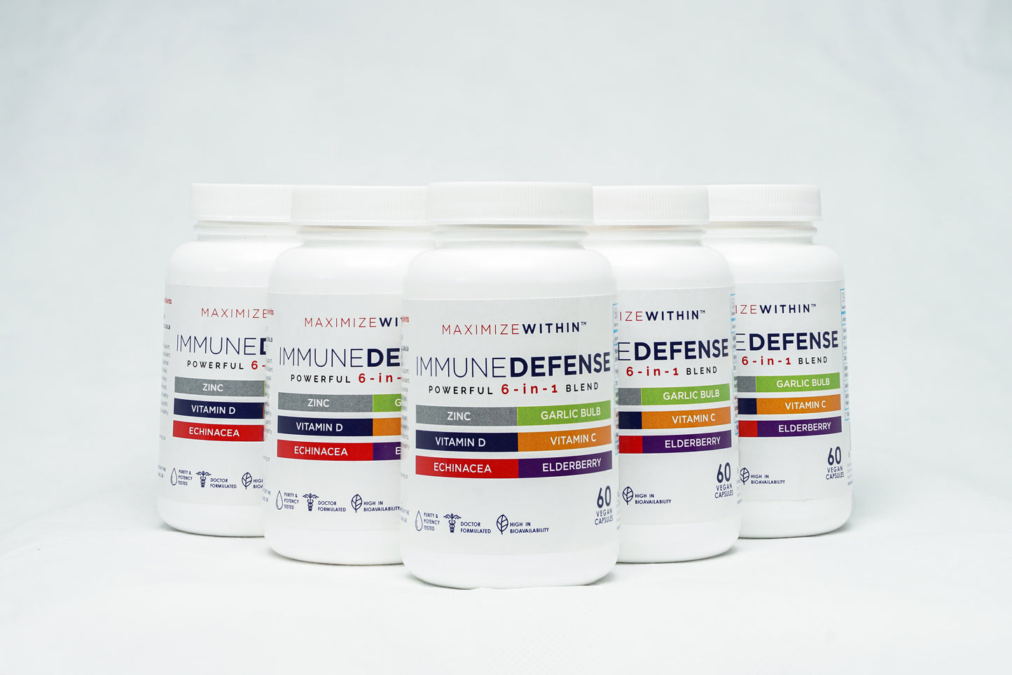 Immune Defense 6-in-1 Powerful Formula - Maximum Slim | Comprehensive Immune Support