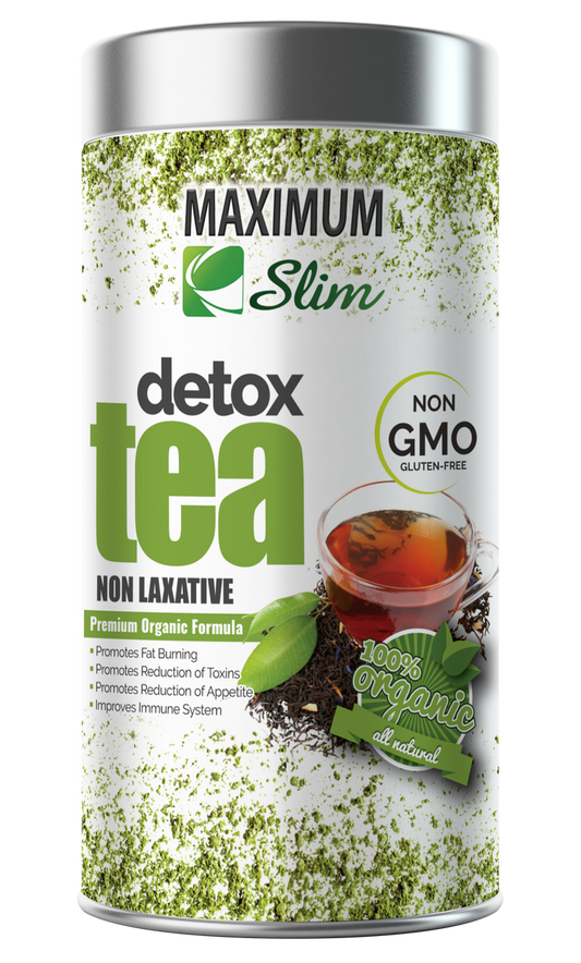 Maximum Slim Organic Detox Tea (14 ct) | Herbal Cleansing & Wellness Blend