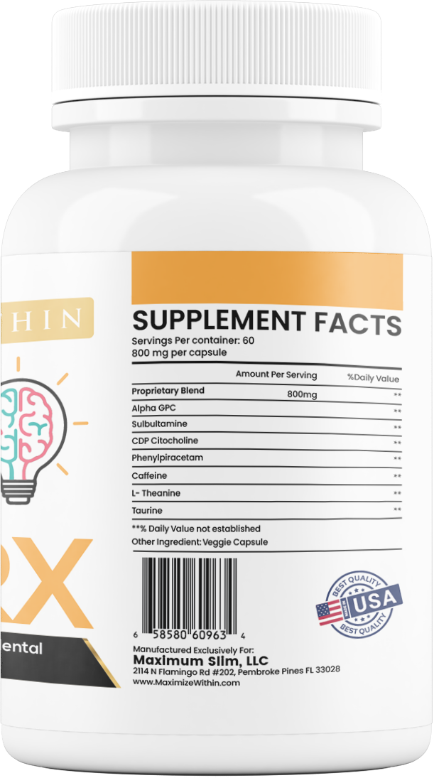 Maximize Within Focus RX - Maximum Slim | Supports Mental Clarity & Concentration