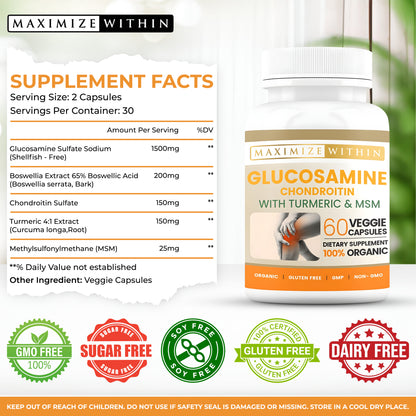 Glucosamine Chondroitin with Turmeric and MSM - CA