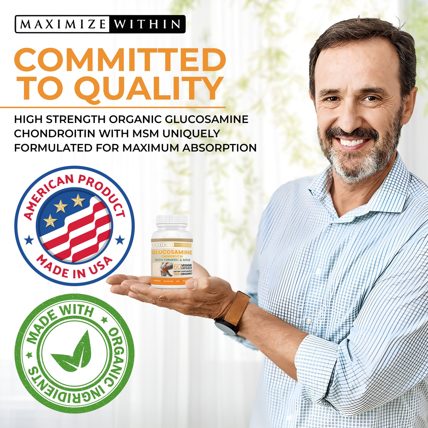 Glucosamine Chondroitin with Turmeric and MSM - CA