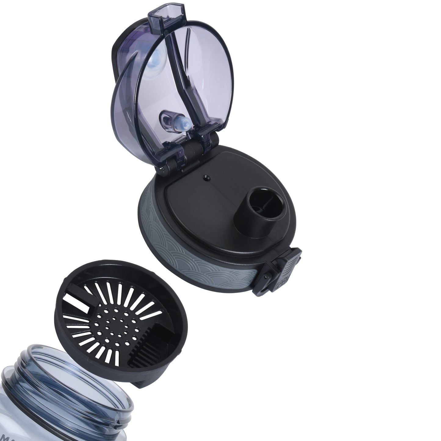 Motivational Water Bottle - 32oz/1000ml - Stay Cool Grey