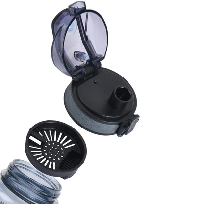 Motivational Water Bottle - 32oz/1000ml - Stay Cool Grey