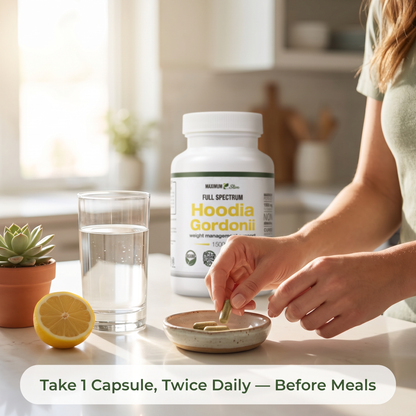 Maximum Slim Hoodia Gordonii Full Spectrum | Daily Wellness Support