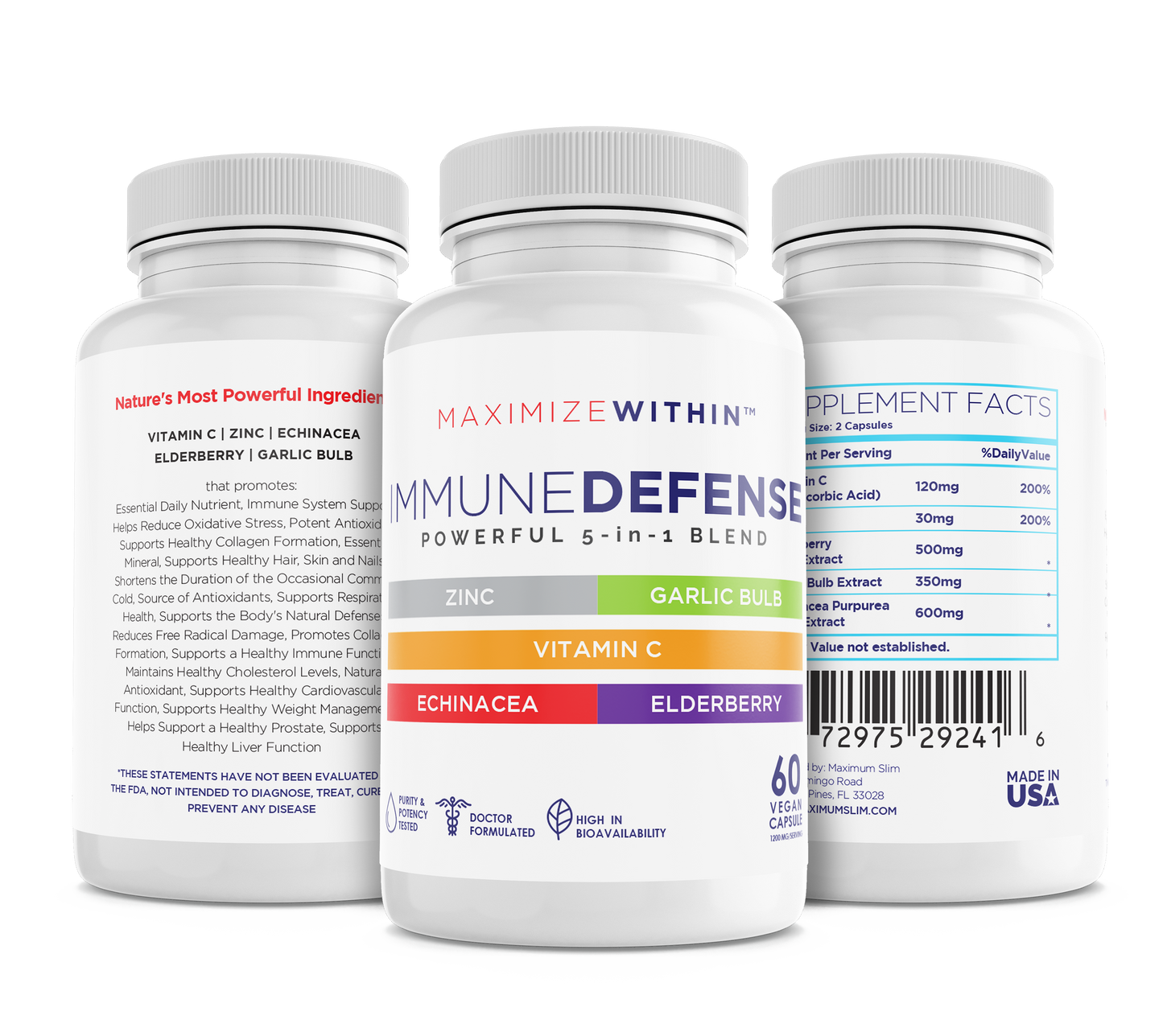 Immune DEFENSE 5-IN-1 Powerful Formula