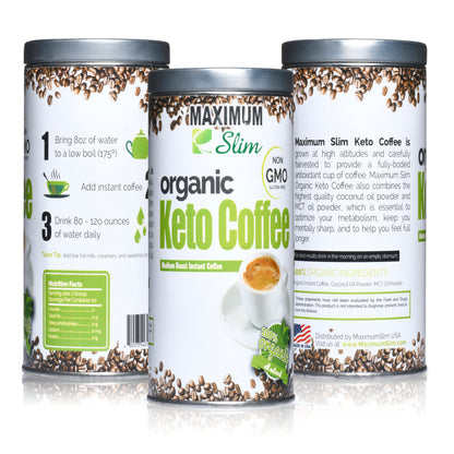 Keto Coffee - Maximum Slim | Supports Ketogenic Diet & Energy Levels