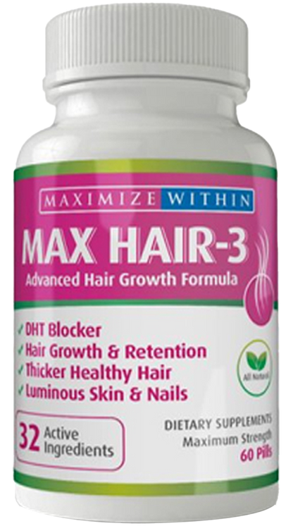 Max Hair 3 - Maximum Slim | Supports Healthy Hair Growth & Strength
