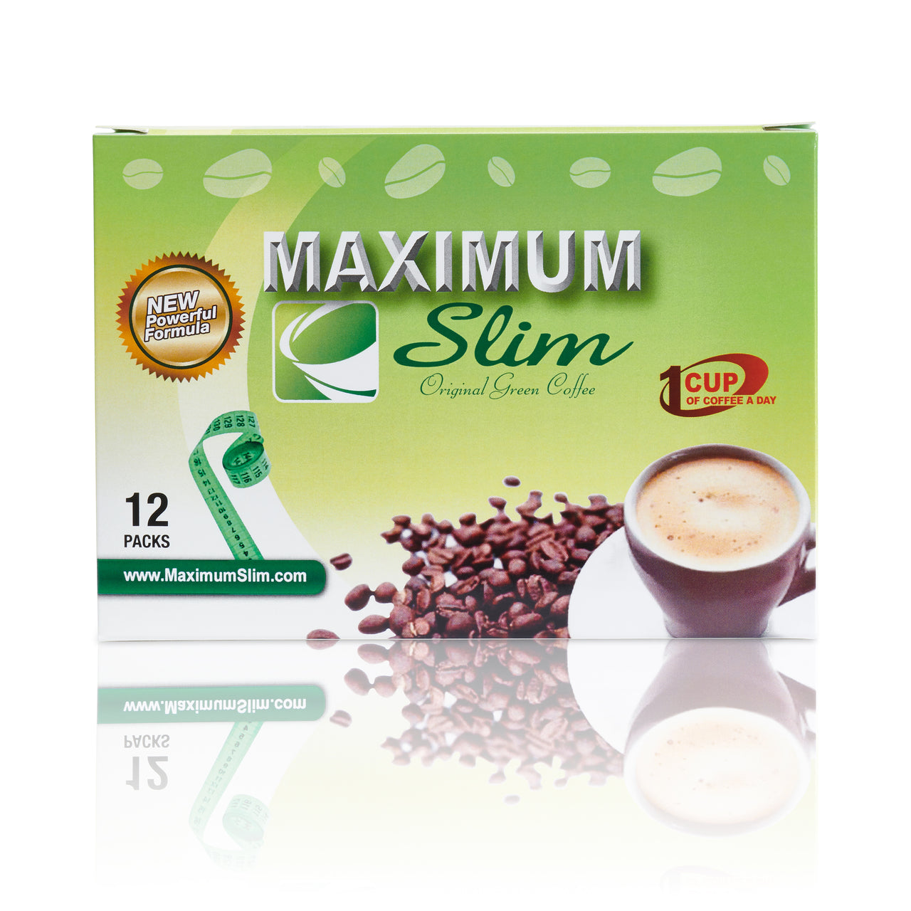 Maximum Slim Original Green Coffee (12 ct)  | Naturally Energizing & Metabolism Boosting