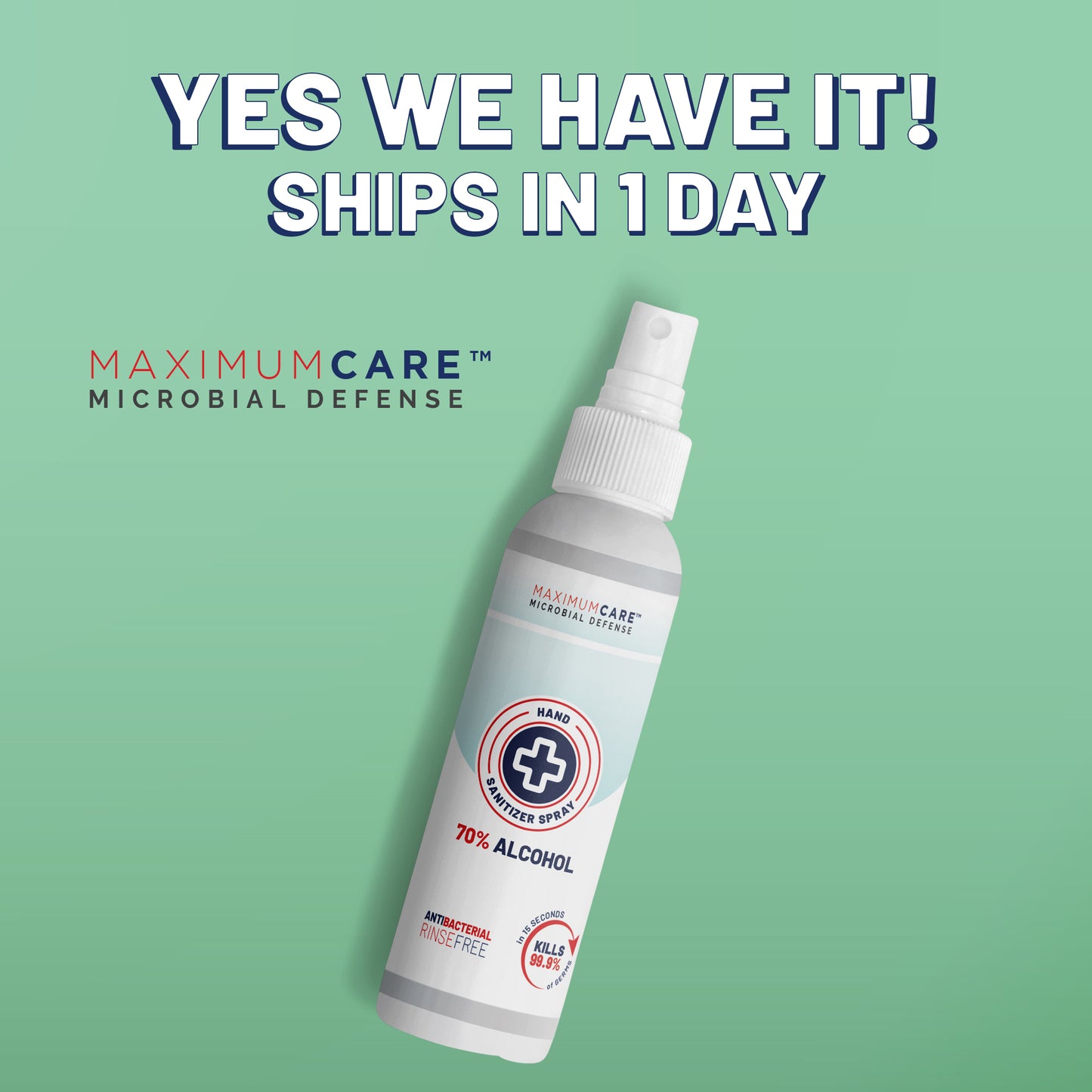MAXIMUM Care Hand Sanitizer - FREE OFFER - Use Coupon Code: FREEHAND
