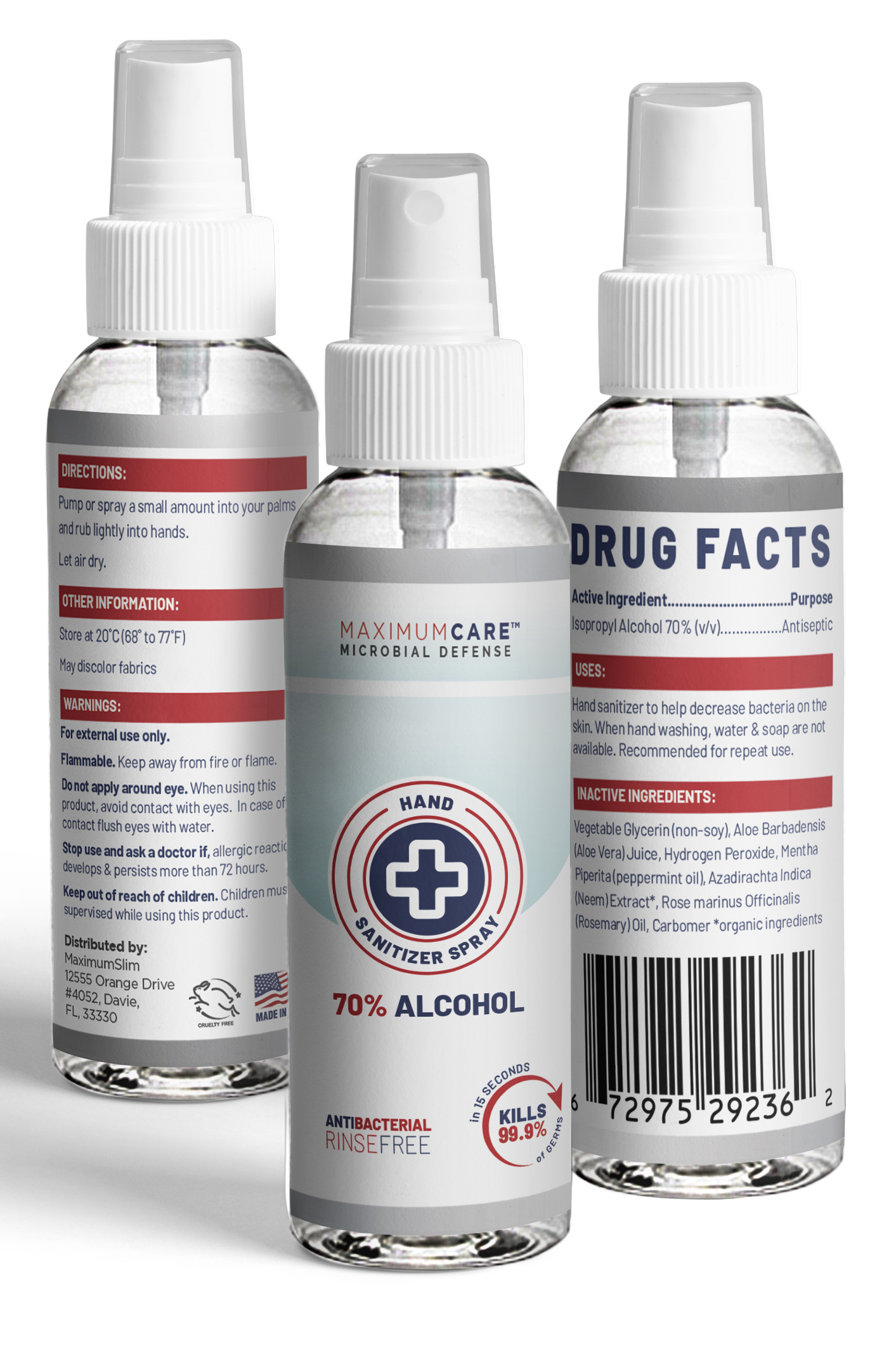 MAXIMUM Care Hand Sanitizer - FREE OFFER - Use Coupon Code: FREEHAND