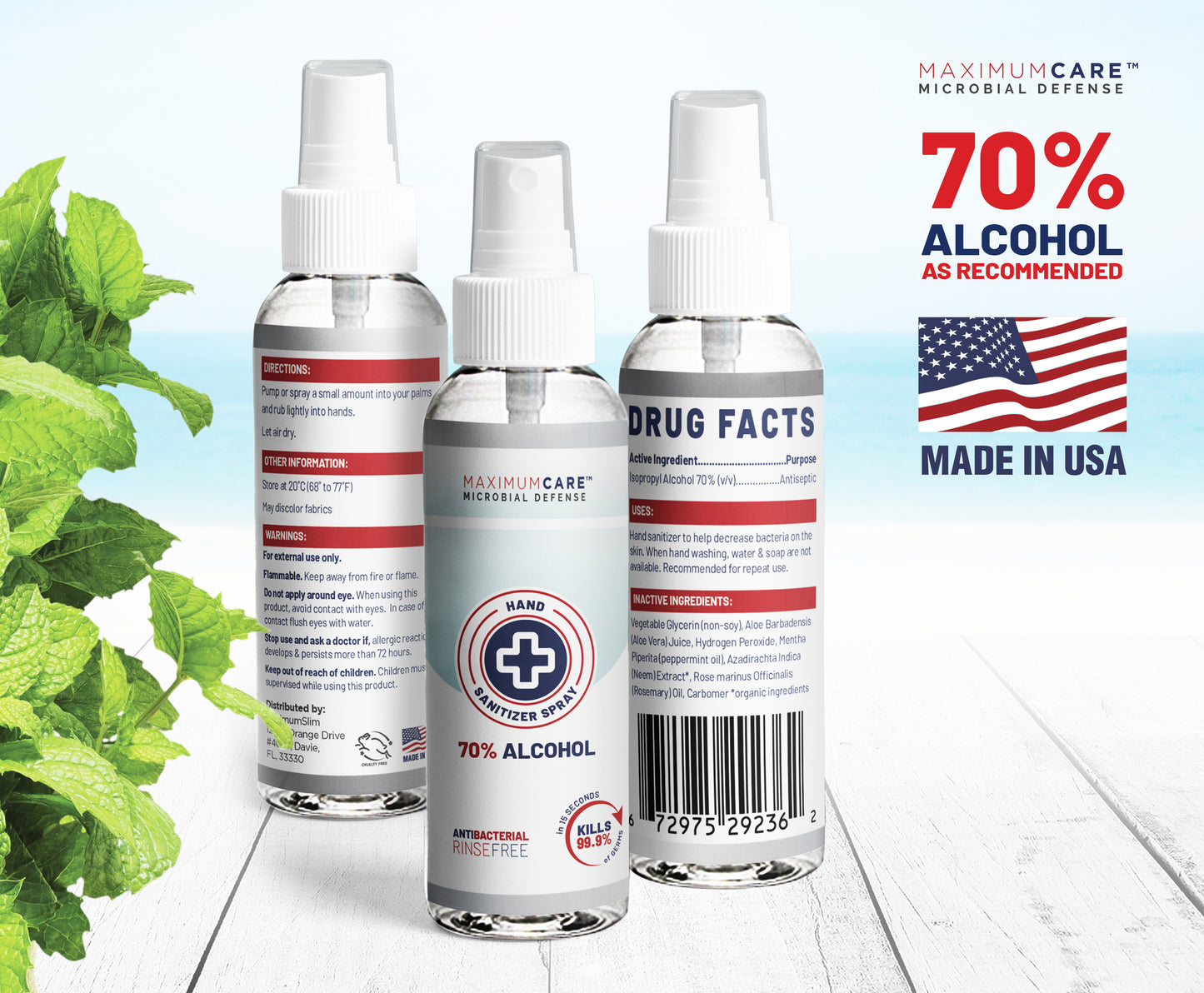 MAXIMUM Care Hand Sanitizer - FREE OFFER - Use Coupon Code: FREEHAND