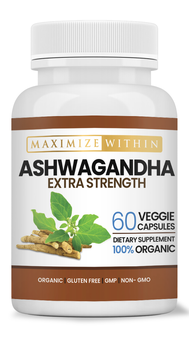 Ashwagandha Root Extra Strength - Maximum Slim | Supports Stress Relief & Vitality