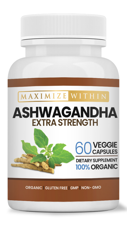 Ashwagandha Root Extra Strength - Maximum Slim | Supports Stress Relief & Vitality