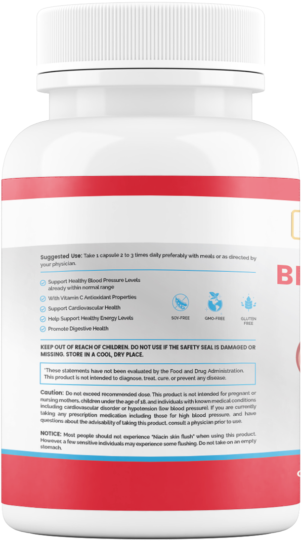 Blood Pressure Support Supplement - Maximum Slim | Promotes Cardiovascular Health