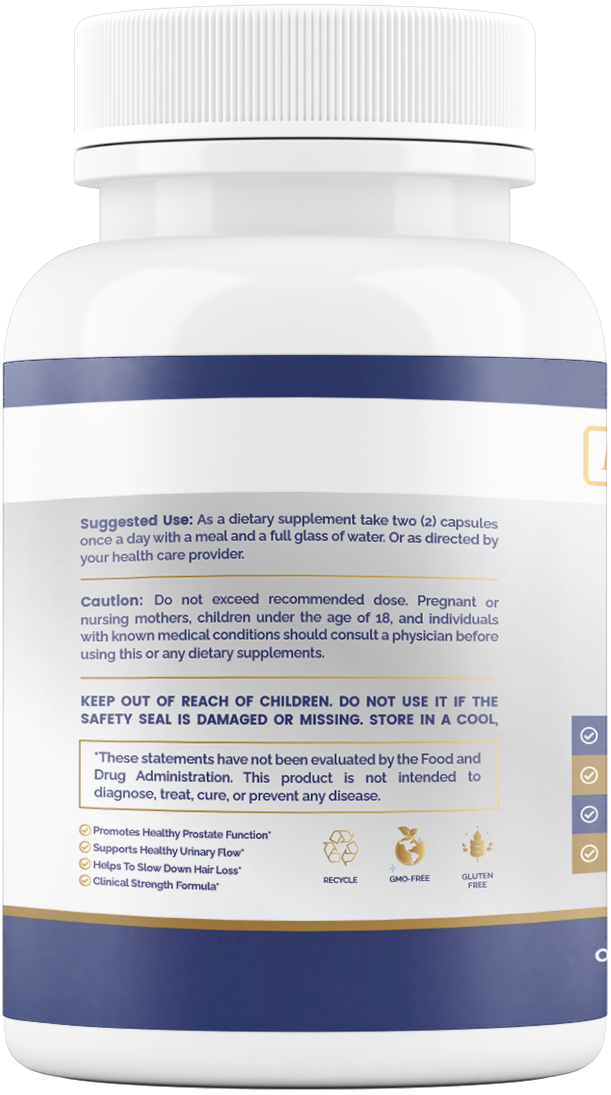 Advanced Prostate Support Supplement - Maximum Slim | Promotes Urinary Health