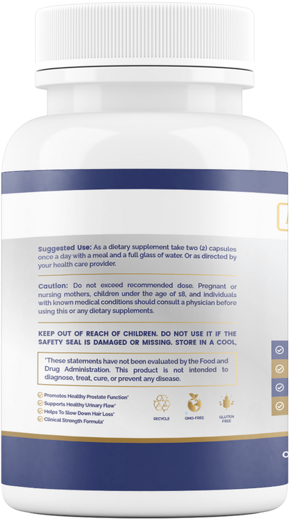 Advanced Prostate Support Supplement - Maximum Slim | Promotes Urinary Health