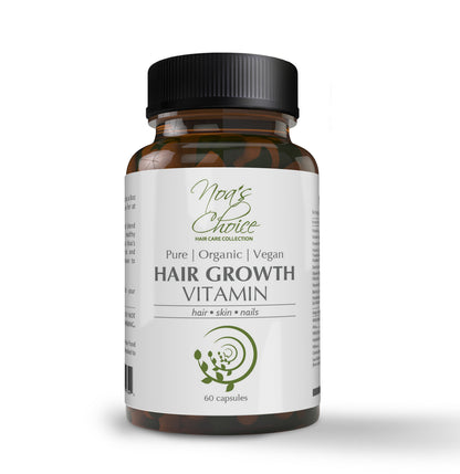 Noa’s Choice Organic Ayurvedic Hair Growth Vitamin - Maximum Slim | Nourishes & Strengthens Hair