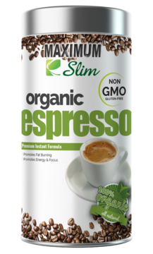 Maximum Slim Organic Espresso | Rich & Smooth Coffee for Energy Boost