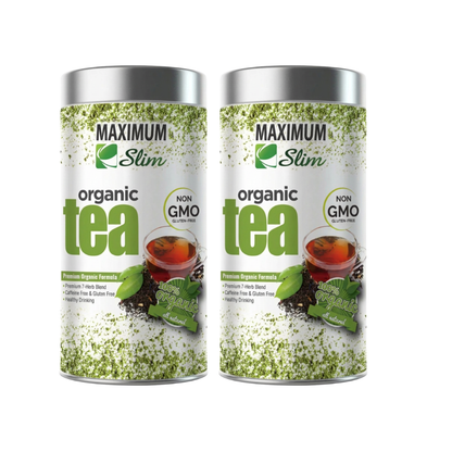 Maximum Slim Organic Tea | Premium 7-Herb Blend with Matcha & Rooibos