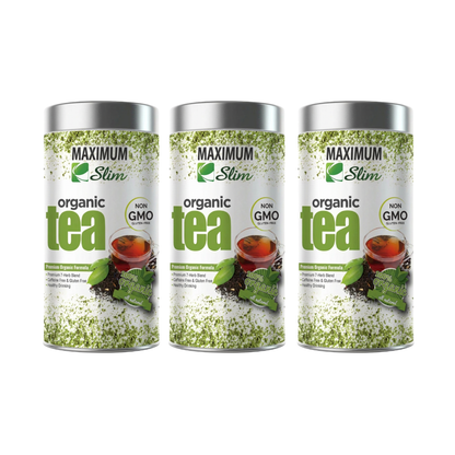 Maximum Slim Organic Tea | Premium 7-Herb Blend with Matcha & Rooibos